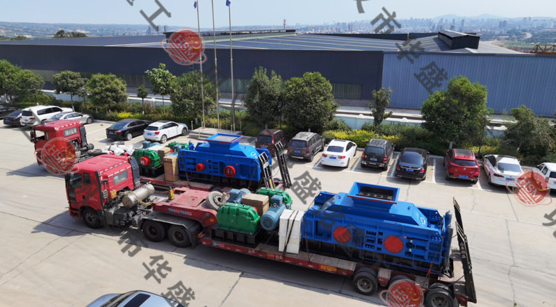 石頭制砂機(jī)發(fā)貨現(xiàn)場